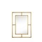 James Martin Vanities Boston 30in Rectangular Mirror, Radiant Gold 105-M30-RGD - alternate 1